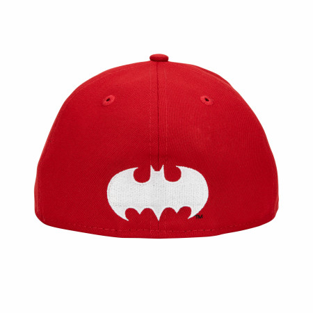 Batman Low Profile Red New Era 59Fifty Fitted Hat